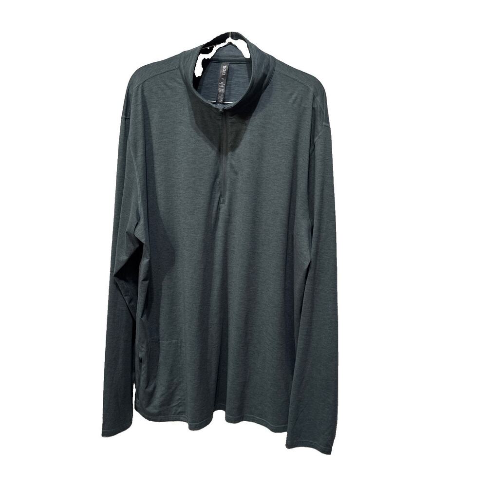 Vuori Ease Performance 1/4 Zip Mens XXL Blue Green Pullover V221